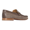 Donald Pliner Dacio Bit Loafer Brown Canvas and Leather