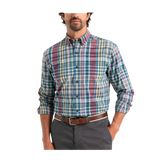 Duck Head Cotton Sport Shirt Reid Plaid NEW For FALL