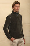 True Grit Apres Lux Chenille & Sherpa 1/4 Zip Pullover