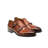 Magnanni Harris Double Monk Strap Cap Toe