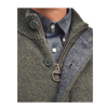 Barbour Essential Patch Knit Cardigan Sweater Jacket