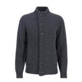 Barbour Essential Patch Knit Cardigan Sweater Jacket