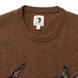 Duck Head Flying Mallard Intarsia Merino Crewneck Sweater