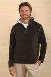 True Grit Apres Lux Chenille & Sherpa 1/4 Zip Pullover