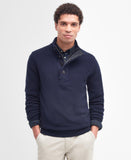 Barbour Essential Elbow Patch Half Zip Jumper