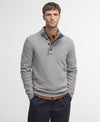 Barbour Essential Elbow Patch Half Zip Jumper