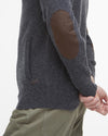 Barbour Essential Patch Knit Cardigan Sweater Jacket