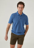 Alan Paine Weymouth Washed Effect Polo Shirt in 4 Colors